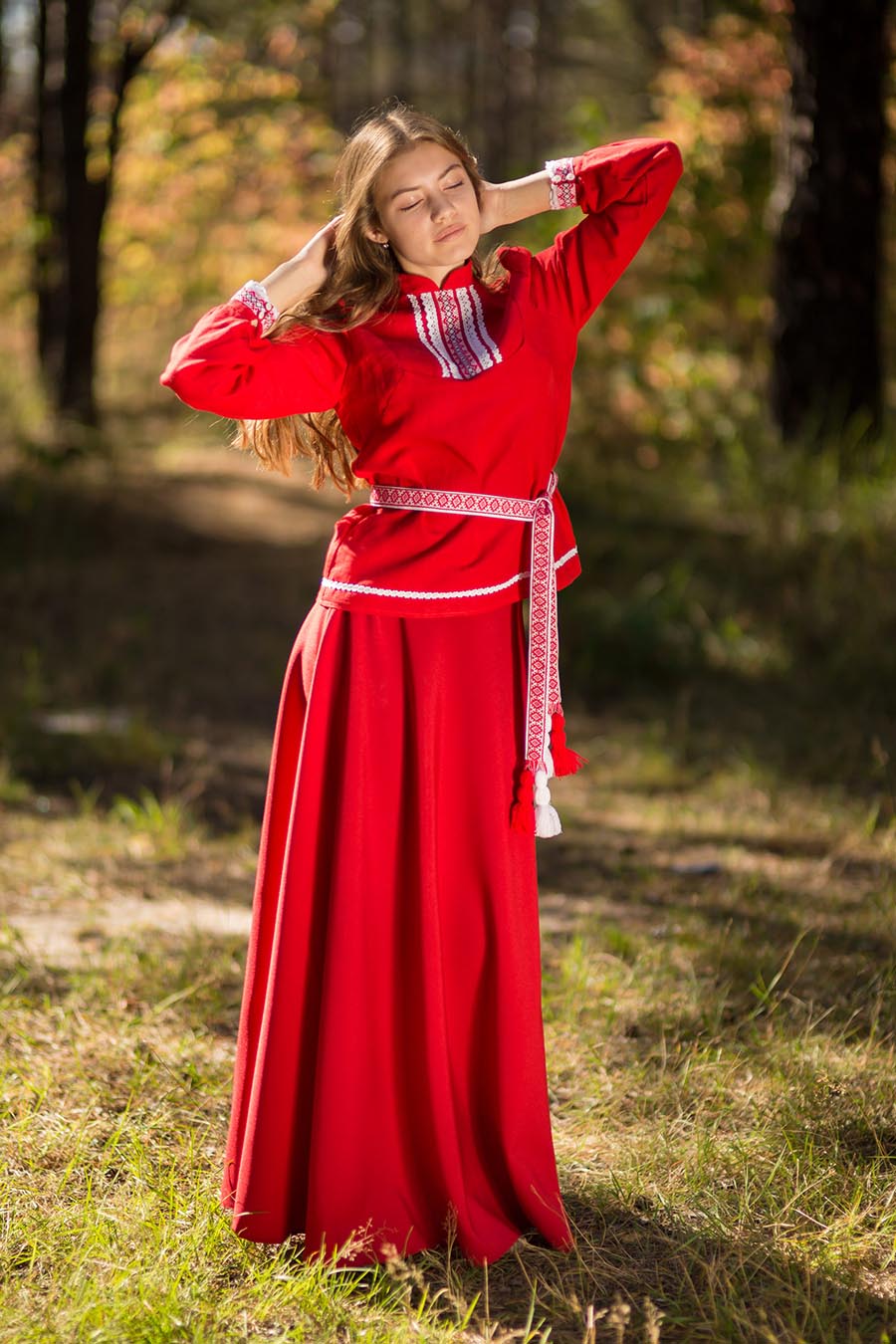 Underwear Women in Slavic costumes in Ibin
